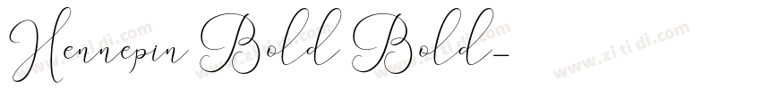Hennepin Bold Bold字体转换